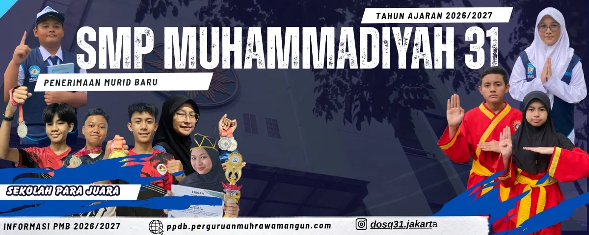 Kelas peminatan dan budaya belajar SMP Muhammadiyah 31